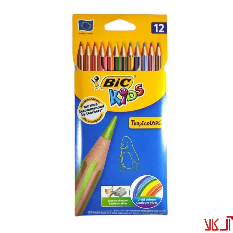 مداد 12 رنگ تراپی کالر بیک