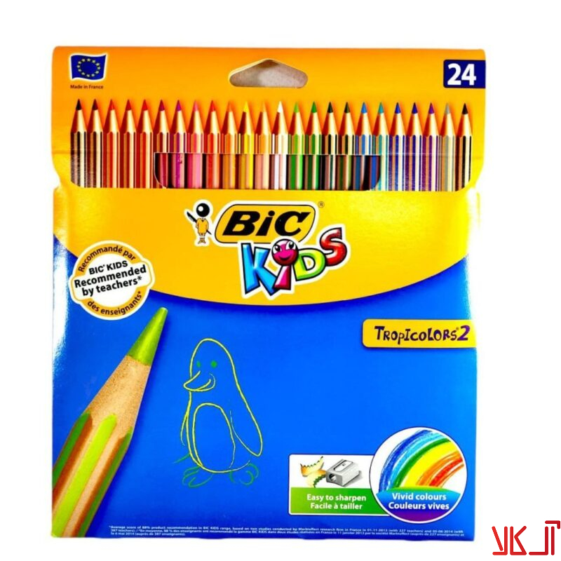 مداد 24 رنگ تراپی کالر بیک
