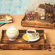 سینی جفتی چوبی آل کالا