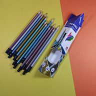 مداد مشکی 3 گوش متالیک پیکاسو