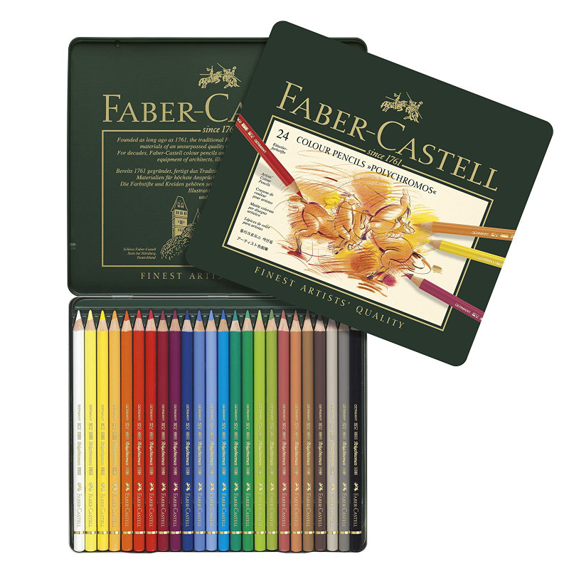 مداد 24 رنگ پلی کروم فابر-کاستل آل کالا