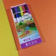 ماژیک 6 رنگ مقوایی بنفش هیپو