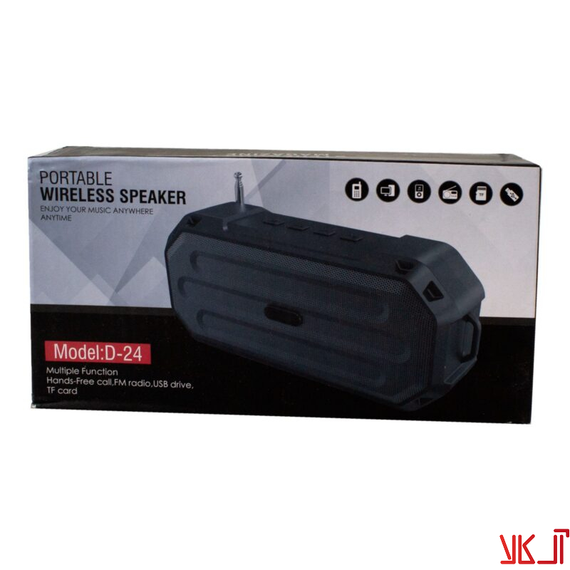 اسپیکر-بلوتوثی-مدل-portable-wireless-speaker-d-24