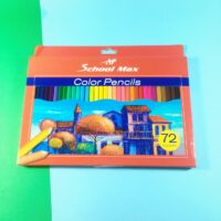 مداد 72 رنگ مقوایی اسکول مکس