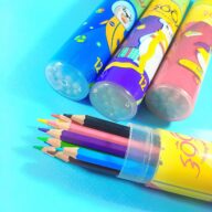 مداد 12 رنگ لوله ای لوکی