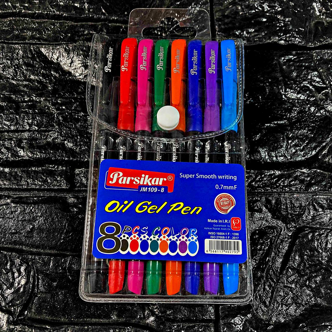 خودکار 8 رنگ کیفی پارسیکار 109