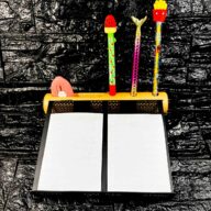 زیرتقویم چوب و فلز وافر