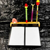 زیرتقویم چوب و فلز وافر