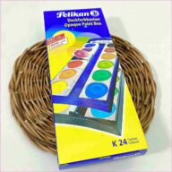 آبرنگ 24 رنگ K24 شاسی دار پلیکان