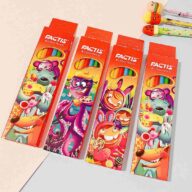 مداد 6 رنگ مقوایی فکتیس