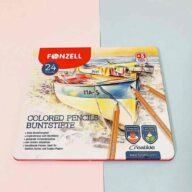 مداد 24 رنگ تخت فلزی فونزل 5055