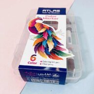 ماژیک 6 رنگ صندوقی اطلس