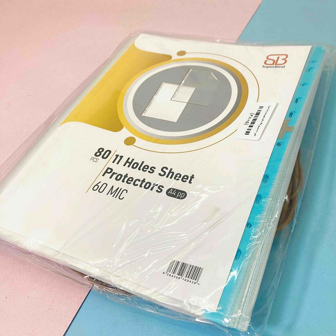 کاور 60 میکرون A4 رنگی سوپربایند (80 تایی)